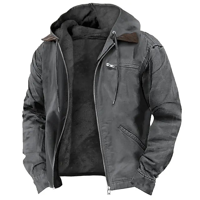 Men's Brown Winter Jacket
