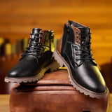 Men's Leather Lace Up Work Boots