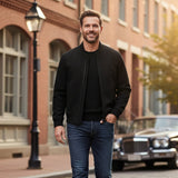 Men's Tailored-Fit Suede Jacket with Lining