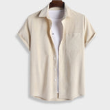 Men's Camel Summer Short Sleeve Shorts