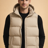Men's Hooded Quilted Puffer Vest