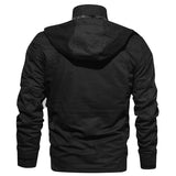 Men's Hooded Utility Zip Jacket
