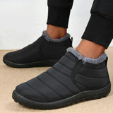 Men's Fleece Lined Slip-On Winter Shoes