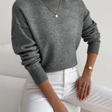 Women's Lightweight White Autumn Jumper