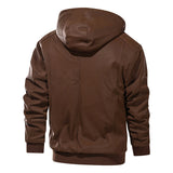Men's Hooded Quilted Zip Jacket