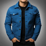 Men's Button Front Denim Jacket