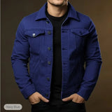 Men's Button Front Denim Jacket