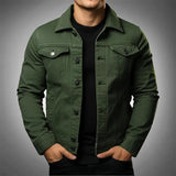 Men's Button Front Denim Jacket