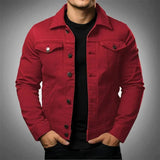 Men's Button Front Denim Jacket