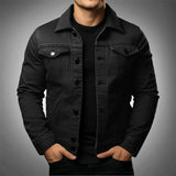 Men's Button Front Denim Jacket