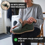 Men's Wide-Fit Side-Zip Comfort Sneakers