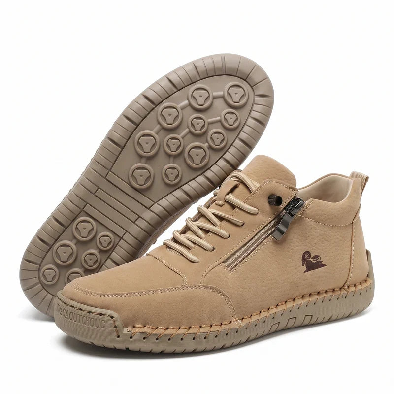 Men's Wide-Fit Side-Zip Comfort Sneakers