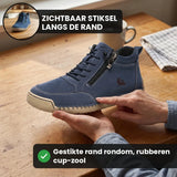 Men's Wide-Fit Side-Zip Comfort Sneakers