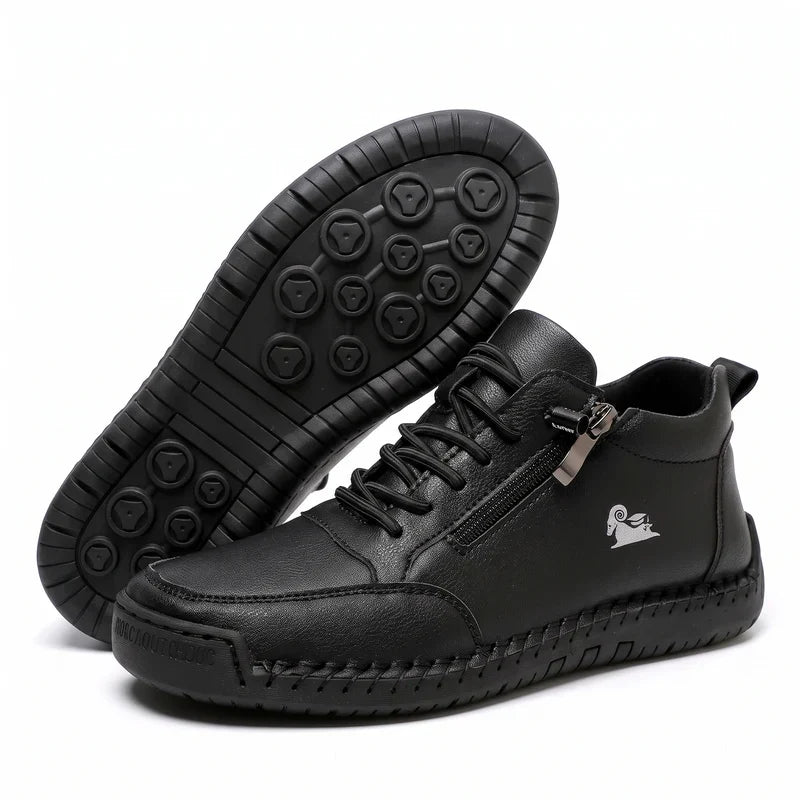 Men's Wide-Fit Side-Zip Comfort Sneakers