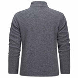 Men's Quarter Zip Mock Neck Knit Sweater