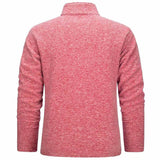 Men's Quarter Zip Mock Neck Knit Sweater
