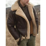 Harbour Weston | Classic Men's Shearling Aviator Pilot Jacket