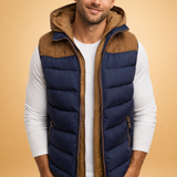 Men's Hooded Quilted Puffer Vest