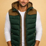 Men's Hooded Quilted Puffer Vest