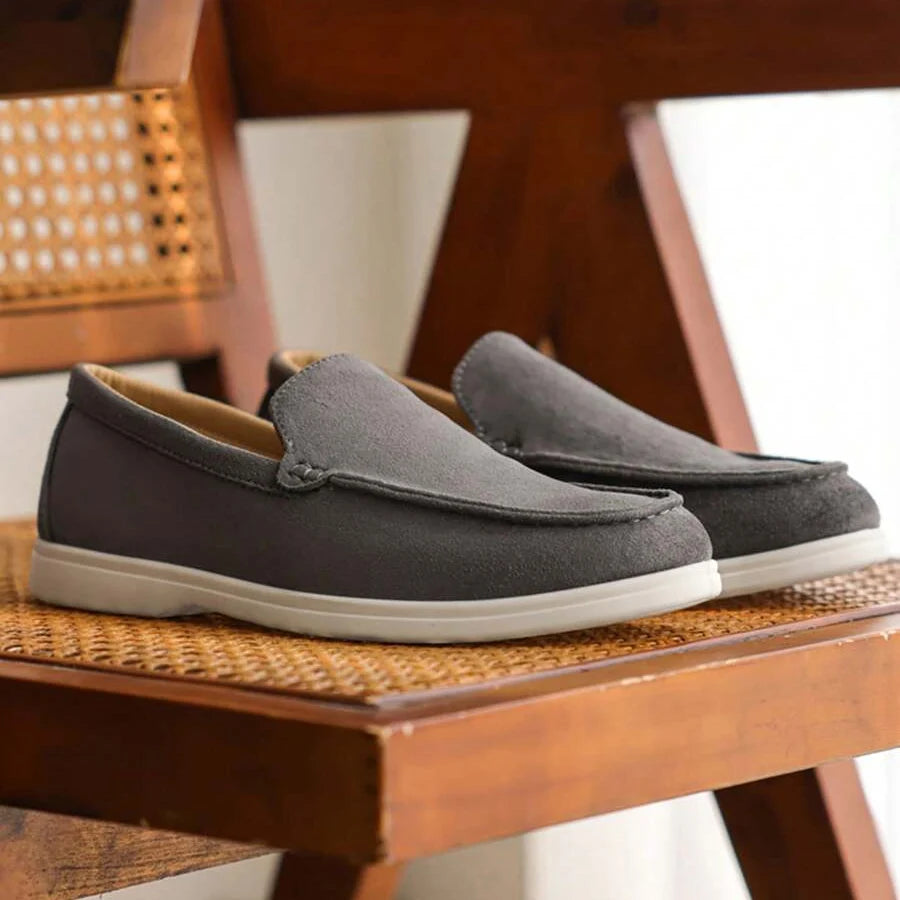 Men's Suede-Style Slip-On Loafers