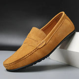 Men's Suede Driving Loafers