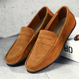 Men's Suede Driving Loafers
