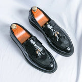 Men's Patent Tassel Loafers