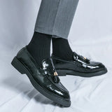 Men's Patent Tassel Loafers