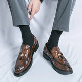 Men's Patent Tassel Loafers