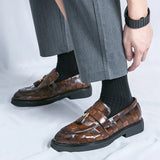 Men's Patent Tassel Loafers