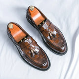 Men's Patent Tassel Loafers