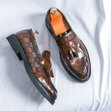 Men's Patent Tassel Loafers