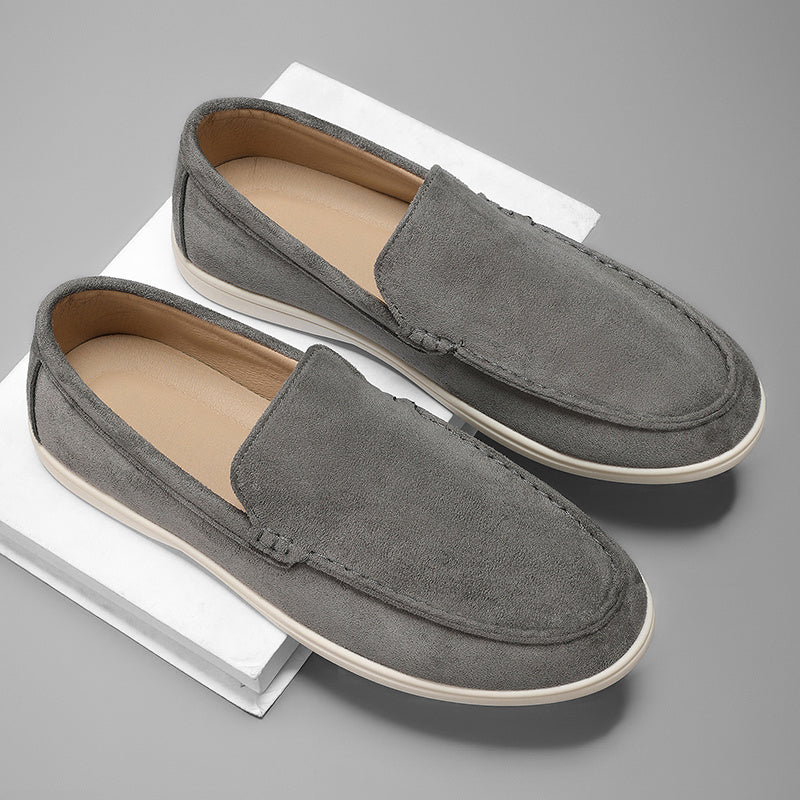 Men's Suede-Style Slip-On Loafers