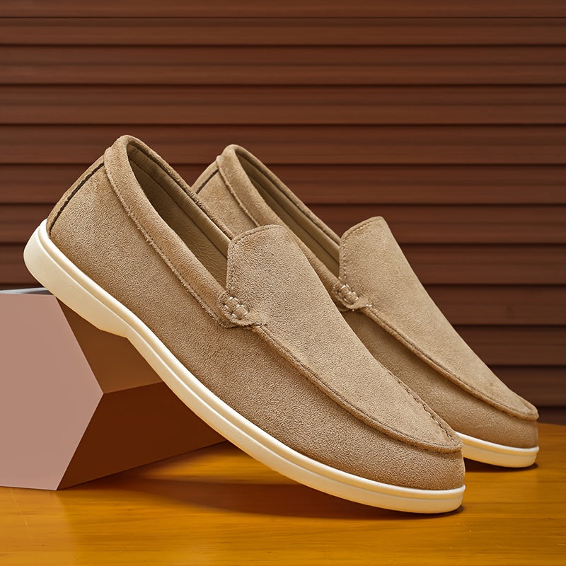 Men's Suede-Style Slip-On Loafers