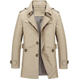 Men's Double Breasted Trench Coat