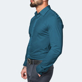 Men's Stretch Button-Up Dress Shirt