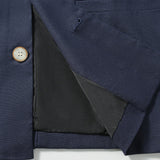 Men's Mandarin-Collar Button-Front Lightweight Jacket