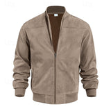 Men's Lightweight Stand-Collar Zip-Up Jacket