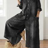 Women's Black Cotton Jeans