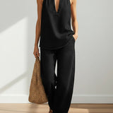 Women's Signature Lightweight Black Two Piece Set