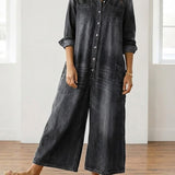 Women's Black Cotton Jeans
