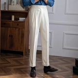 Men's Pleated Tailored Trousers