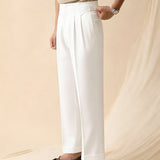 Men's Pleated Wide Leg Trousers