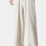 Men's Relaxed Fit Linen Blend Trousers