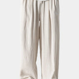 Men's Relaxed Fit Linen Blend Trousers