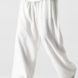 Men's Relaxed Fit Linen Blend Trousers