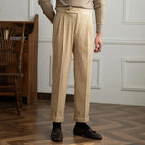 Men's Pleated Tailored Trousers