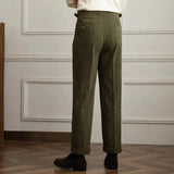 Men's Pleated Tailored Trousers