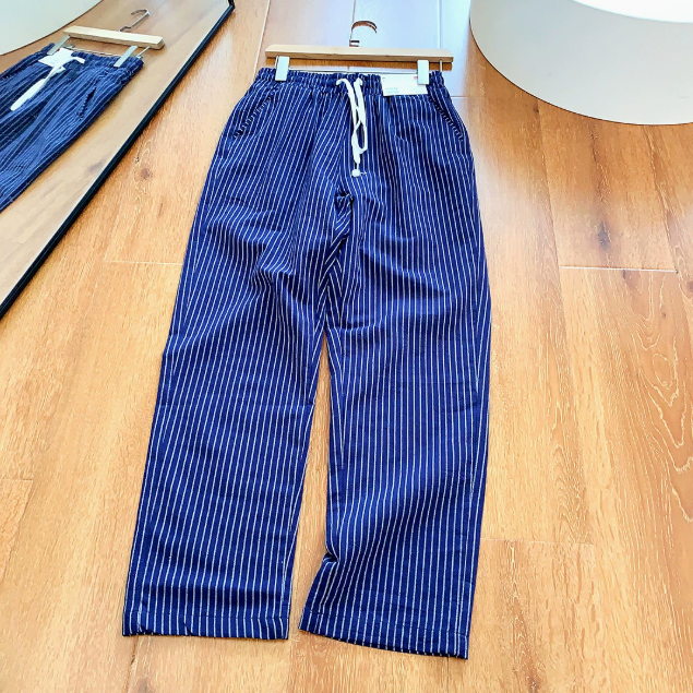 Men's Striped Drawstring Trousers