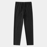 Men's Linen Blend Drawstring Trousers